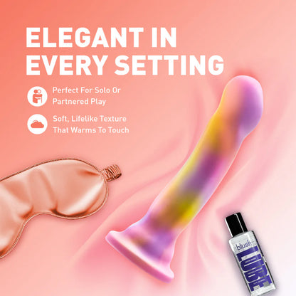 Sun's Out Pink: Artisan 7 Inch Curved P-Spot / G-Spot Dildo