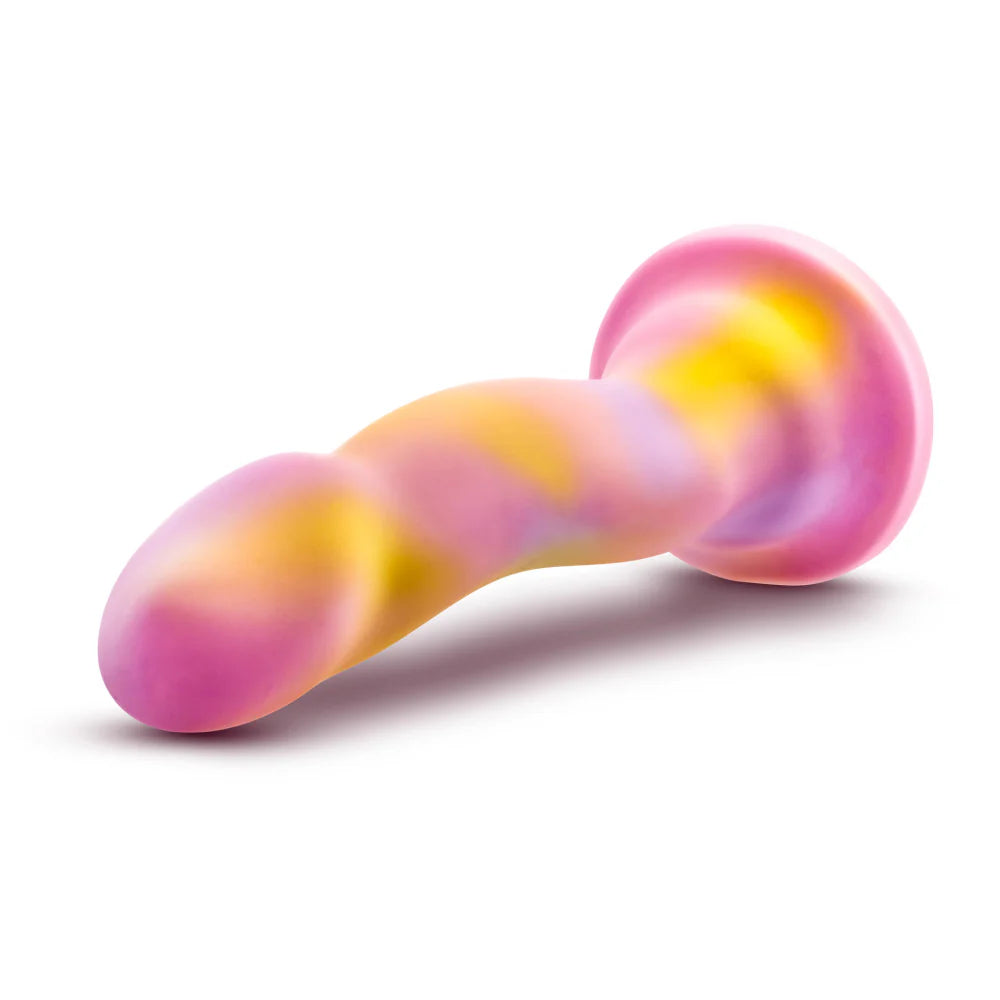 Sun's Out Pink: Artisan 7 Inch Curved P-Spot / G-Spot Dildo