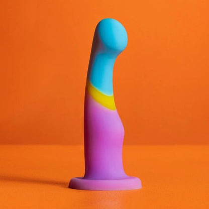 ALEX 6" G Spot Rainbow Dildo