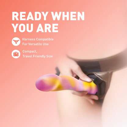 Sun's Out Pink: Artisan 7 Inch Curved P-Spot / G-Spot Dildo